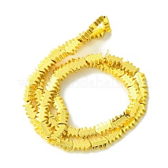 電気メッキ合成非磁性合成ヘマタイトビーズ連売り  魚  黄金メッキ  7.5~8x5.5x2.5mm  穴：0.7mm  約53個/連  16.06''（40.8センチメートル）&nbsp;G-I360-Q01-01