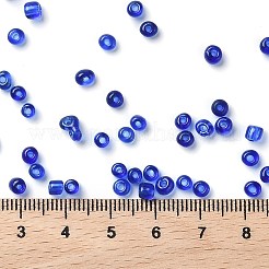 180g15色ガラスシードビーズ  透明色  ラウンド  ミックスカラー  6/0  4~5x2.5~4.5mm  穴：1.2~1.5mm  12 G /カラー&nbsp;SEED-JQ0003-01A-4mm