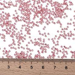 MIYUKIラウンドロカイユビーズ  日本製シードビーズ  （rr535)カーネーションピンクセイロン  15/0  1.5mm  穴：0.7mm  約250000個/ポンド&nbsp;SEED-G009-RR0535