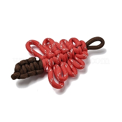 ナイロンの大きなペンダント  クリスマスツリー  ミックスカラー  120~130x73~77x10mm  穴：20x8mm&nbsp;FIND-H054-02