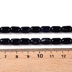 天然石ソーダライトビーズ連売り  コラム  9~9.5x6mm  穴：0.9~1mm  約42~43個/連  15.24~15.8''（38.7~39.5センチメートル）&nbsp;G-G980-37A