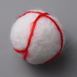 ウール フェルト クラフト 血走った目玉  人形のヘアアクセサリー作り用品  ラウンド  空色  28~32x28~29mm&nbsp;FIND-WH0155-007B