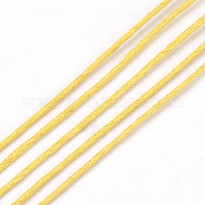 ワックスコットンコード  ゴールド  1.5mm  約360ヤード/バンドル（330m /バンドル）&nbsp;YC-S007-1.5mm-110-1