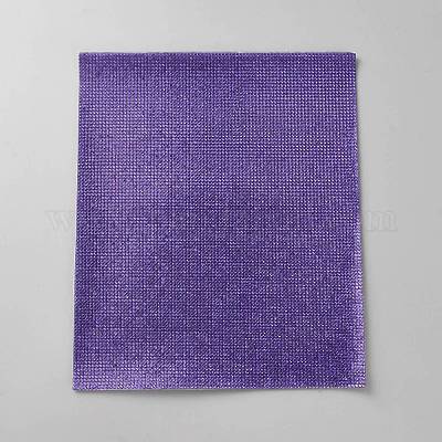 ラインストーンステッカー  長方形  タンザナイト  240x200x1.7mm&nbsp;DIY-WH20048-003L-1