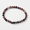 Natural Rhodonite Round Bead Stretch Bracelets, 2-1/8 inch(54.5mm), Bead: 6mm