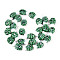 Handmade Lampwork Beads Strands, Fish with Evil Eye Pattern, Medium Sea Green, 19~20x12.5x9mm, Hole: 0.8mm, about 25pcs/strand, 18.90 inch(48cm)