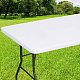 ポリエステルテーブルクロス  家の装飾用  長方形  ホワイト  1200x750x0.5mm&nbsp;AJEW-GF0013-22A-03-6