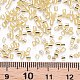 ガラス竹ビーズ  銀並ぶ  淡いチソウ  1.8~2.2x1.8~2mm  穴：0.8~0.9mm  約15000個/ポンド&nbsp;SEED-S032-08A-22-4