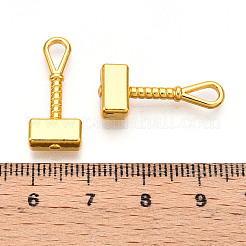 合金ペンダント  ハンマー  カドミウムフリー＆鉛フリー  18KGP本金メッキ  23.5x10x4.5mm  穴：5x3mm&nbsp;X1-PALLOY-N176-122G