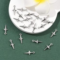 シーグレース真鍮製スターチャーム  カドミウムフリー＆ニッケルフリー＆鉛フリー  18KGP本金メッキ  14x6x2.5mm  穴：1~1.2mm&nbsp;XGR0167P-104P