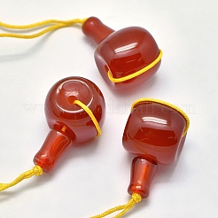ナチュラルカルネリアン3ホールのグルビーズ  Tドリルビーズ  21~24x10.5~12x11.5~12.5mm  穴：1.8mm  2mm&nbsp;G-K208-02-A-08
