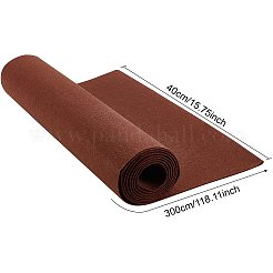 ポリエステルフェルトステッカー  長方形  ダークブラウン  300x40x0.09cm  3 m /ロール&nbsp;DIY-WH0223-18E