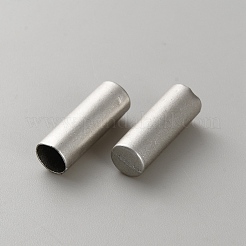 合金 衣服 アクセサリー 装飾品  パーカーロープヘッドロック  ホワイトスモーク  19x6.5mm&nbsp;DIY-WH0678-25A-25C-01