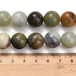 天然バター翡翠ビーズ連売り  スムーズなラウンド  14.5mm  穴：1mm  約26個/連  14.37インチ（36.5cm）&nbsp;G-C289-B03-14mm