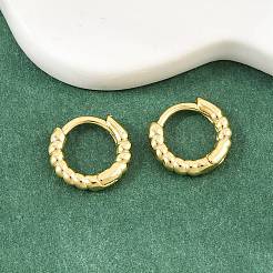 真鍮huggieフープピアス  鉛フリー＆カドミウムフリー  ラックめっき  長持ちメッキ  18KGP本金メッキ  11x2mm&nbsp;KK-CBA8324-18E-G