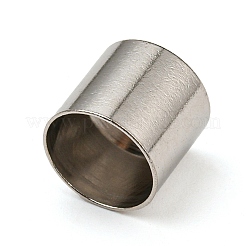 変色しない304ステンレススチールコードエンド  エンドキャップ  コラム  ステンレス鋼色  10x11mm  内径：10mm&nbsp;STAS-L270-01J-P