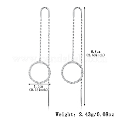 S925 シルバージルコン幾何学的イヤリングとネックレスジュエリーセット（女性用）&nbsp;IQ8256-3
