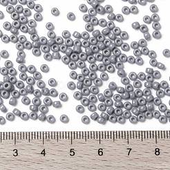 MIYUKIラウンドロカイユビーズ  日本製シードビーズ  8/0  （rr498)不透明セメントグレー  8/0  3mm  穴：1mm  約19000~20500個/ポンド&nbsp;SEED-G008-RR0498