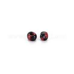 12/0 ガラスシードビーズ  不透明な色が染み込む  クリムゾン  2mm  穴：0.8mm&nbsp;SEED-S005-33