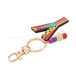 ウッドキーホルダー  染料と鉄のキーホルダー付き  文字y  11.6~12.1cm&nbsp;KEYC-S256-01Y