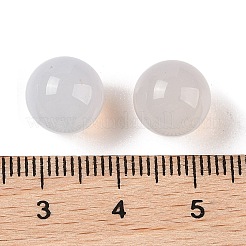 天然ホワイトアゲート 穴なし球形ビーズ  ラウンド  10mm&nbsp;G-K353-04A-18