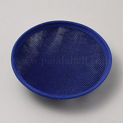 帽子用模造麻ラウンドファシネーターハットベース  ダークブルー  128~129x20mm&nbsp;AJEW-WH0472-45A-05