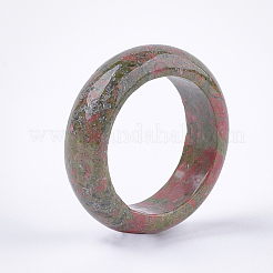 天然＆合成宝石の指輪  ワイドバンドリング  サイズ7~12  17~22mm&nbsp;G-T125-24