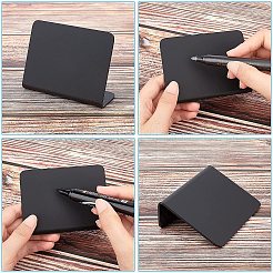 アクリル表示板  三角形  ブラック  33x100x72mm&nbsp;DJEW-GA0001-08