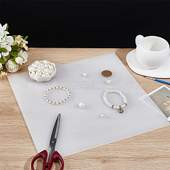 シリコーンシート  正方形  ホワイト  300~302x300~302x4mm&nbsp;DIY-WH0349-407C-02