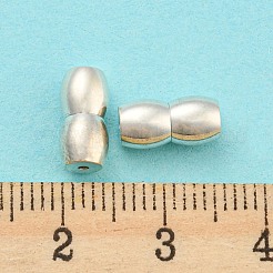 925スターリングシルバーネジ式クラスプ  オーバル  銀  10x5mm  穴：1mm&nbsp;STER-K175-03S