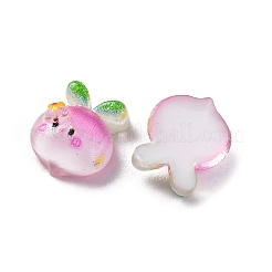 漫画透明樹脂カボション  模造野菜  タマネギ  7x6x3mm&nbsp;CRES-R459-01D