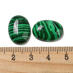 合成マラカイトカボション  オーバル  18x13x5mm&nbsp;G-G075-05