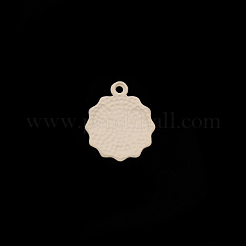 合金エナメルチャーム  チェリーの花  フローラルホワイト  18.5x16x2mm  穴：1.6mm&nbsp;HJEW-CJC0005-006