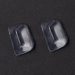 クリア樹脂カボション  ウォーターリップルカボション  長方形  透明  20.5x14.5x8.5mm&nbsp;GGLA-G021-04