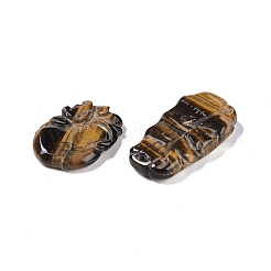 ナチュラルタイガーアイペンダント  混合図形  33~56x22.5~33x5.5~8mm  穴：1.6mm&nbsp;G-Q164-07