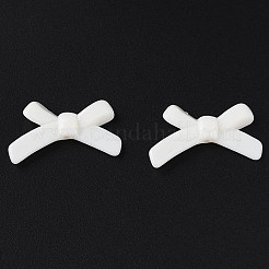 不透明なアクリルビーズ  蝶結び  ミックスカラー  20x34x5.5mm  穴：1.8mm&nbsp;X-MACR-S373-126-A