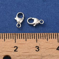 925スターリングシルバーカニカン  オーバル  銀  8x4x2mm  穴：1.2mm&nbsp;STER-G040-05A