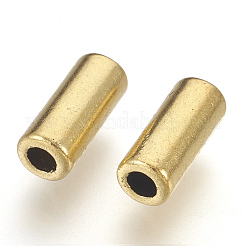 チベット風合金ビーズ  チューブ  カドミウムフリー＆鉛フリー  アンティーク黄金  11.5x5mm  穴：2.5mm&nbsp;LS-GLF11578Y
