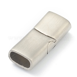変色しない316サージカルステンレススチール製バヨネット留め具  長方形  ステンレス鋼色  23x10x6mm  内径：8x4mm&nbsp;STAS-G241-19A-P