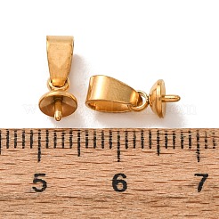 304ステンレススチールペグベイル  片穴パーツ用  イオンプレーティング（ip）  ゴールドカラー  12mm&nbsp;SA-CBA29C3-10G-C