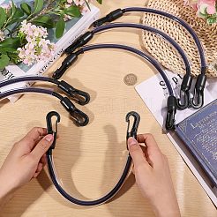 ナイロン製の調節可能な伸縮性のあるテールストラップ  馬用敷物ストラップ  ブラック  405x14mm&nbsp;AJEW-WH0481-758A