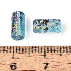ピカソの透明ガラスのラッパビーズ  ライトスカイブルー  9x4.5mm  穴：1mm  約1500個/ポンド&nbsp;SEED-N010-02J