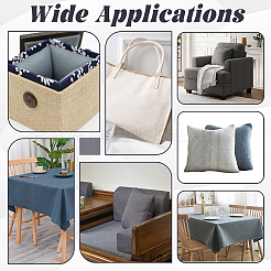 ポリエステル生地  DIYクラフト用品  ダークブルー  1000x1450x1.5mm&nbsp;DIY-WH0061-032B-1