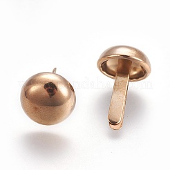 合金財布ハンドバッグフィートコーンスタッズ  スパイクネイルヘッドbrad  ライトゴールド  20x12mm&nbsp;LS-PALLOY-WH0053-04LG
