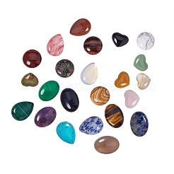 天然石カボション  15~25x18~20x6~7mm  1個/スタイル  23個/箱&nbsp;G-PH0029-01