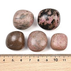 天然ロードナイトビーズ  タンブルストーン  ナゲット  穴なし/ドリルなし  花瓶フィラーの宝石  20~35x22~40x14~27mm&nbsp;GG-CBAD0F6-B32-01