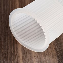 コラムキャンドルシリコンモールド  キャンドル作り用  ホワイト  7x16.8cm&nbsp;LS-DIY-Q037-16B