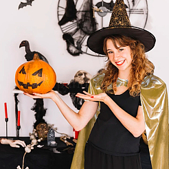 男性と女性のためのハロウィンコスプレ用の布製ケープ  きいろ  1200x420x1mm&nbsp;AJEW-WH20067-055A