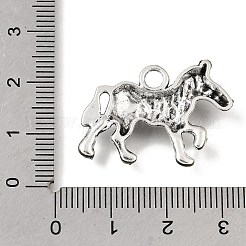 合金のチベット風チャーム  シマウマのチャーム  アンティークシルバー  20.5x27x4mm  穴：3mm  約490個/1000g&nbsp;AL-CBA3B63-29AS