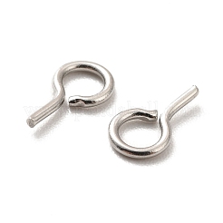 変色しない304ステンレススチール製ペグベイル  ステンレス鋼色  7x4x0.7mm  穴：2.5mm  ピン：0.7mm&nbsp;STAS-E044-06P-03
